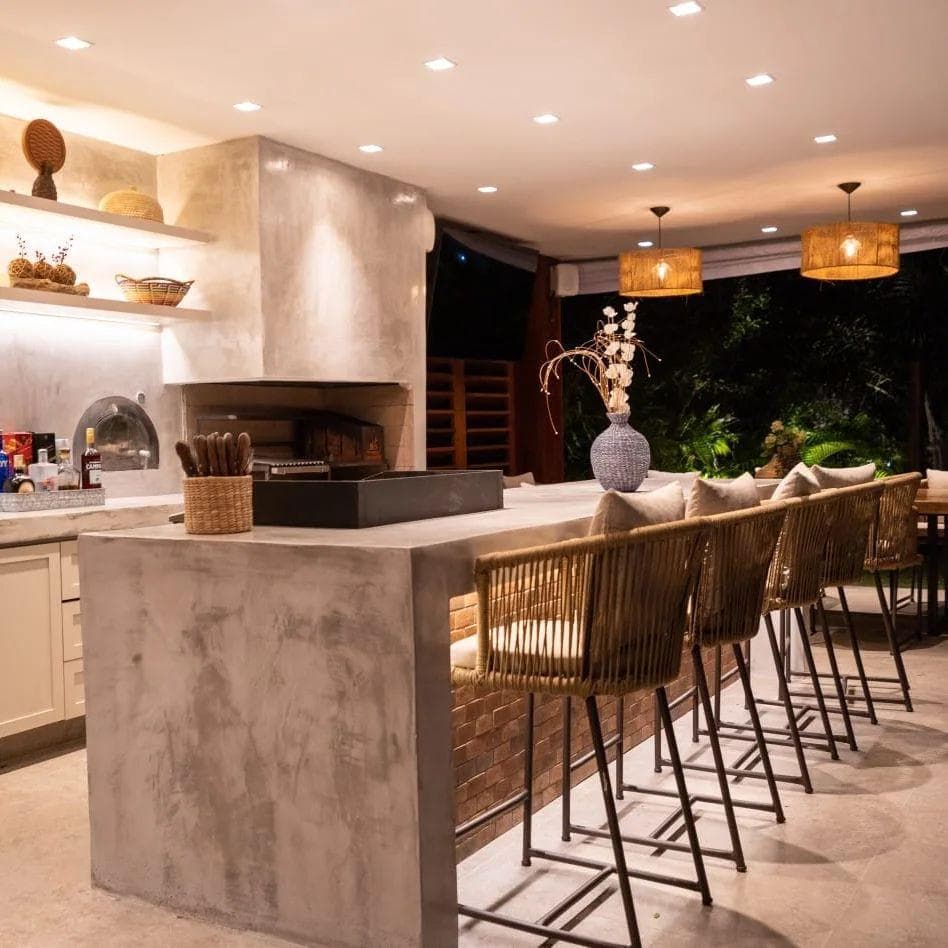 Detalhes da area gourmet