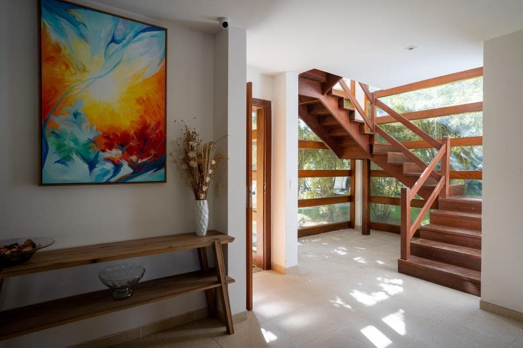 Interior da casa com decoracao premium